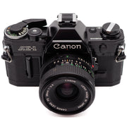 Canon AE-1 35mm SLR Camera Set (Canon FD 28mm f/2.8 Lens)