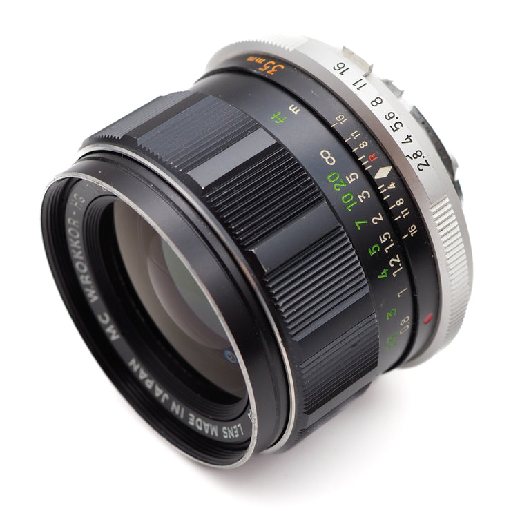 Minolta MC W.Rokkor-HG 35mm f/2.8 Lens (Minolta SR (MC) Mount)