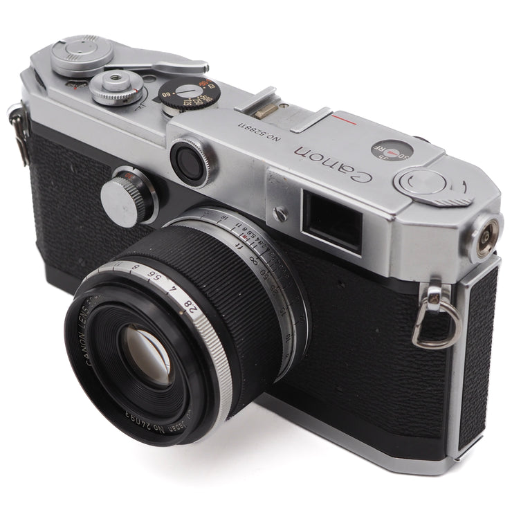 Canon L2 35mm Rangefinder Camera Set (Canon 50mm f/2.8 Lens