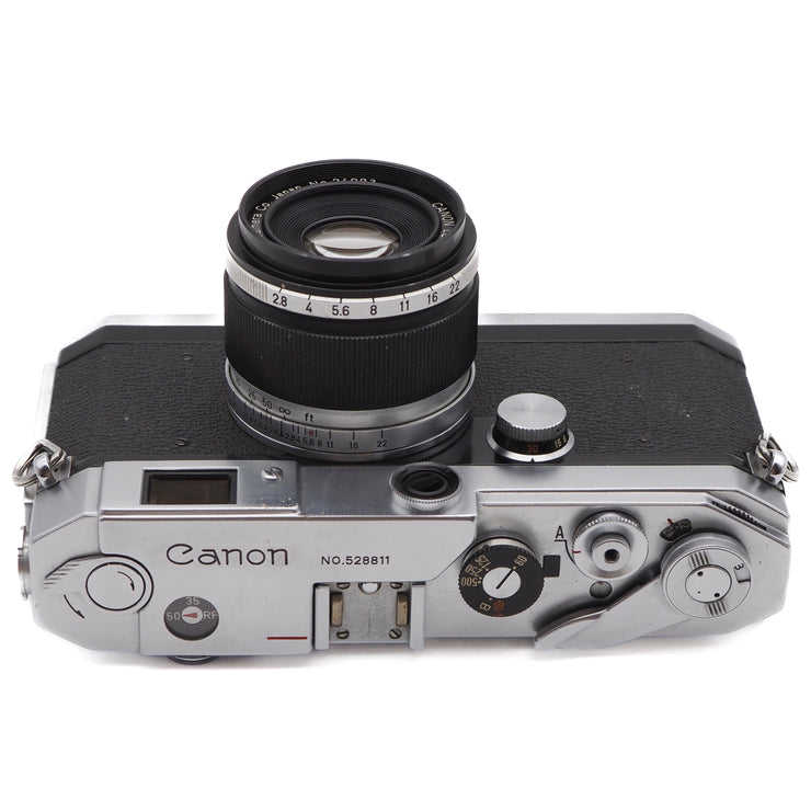 Canon L2 35mm Rangefinder Camera Set (Canon 50mm f/2.8 Lens