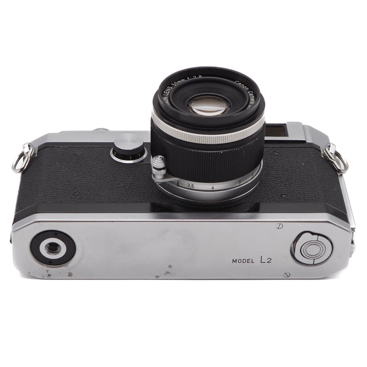 Canon L2 35mm Rangefinder Camera Set (Canon 50mm f/2.8 Lens