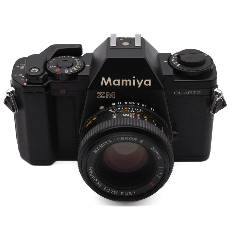 Mamiya ZM 35mm SLR Camera Set (Mamiya-Sekor E 50mm f/1.7 S Lens)