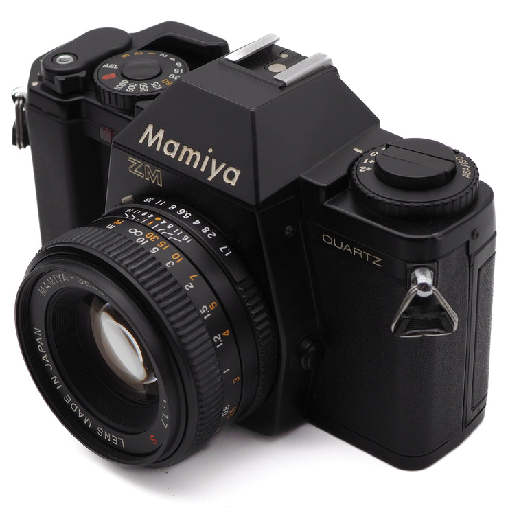 Mamiya ZM 35mm SLR Camera Set (Mamiya-Sekor E 50mm f/1.7 S Lens)