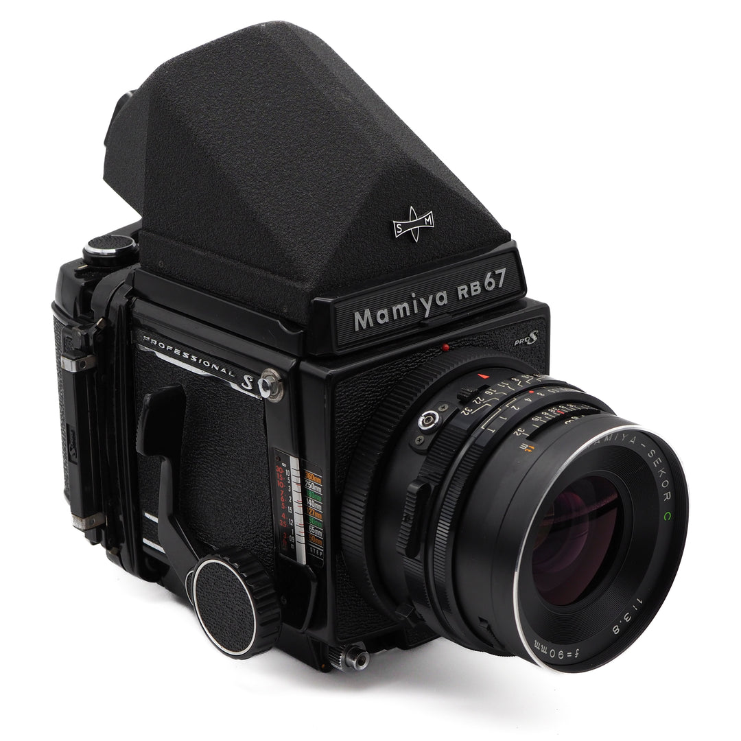 Mamiya RB67 Pro S Medium Format SLR Camera Set (90mm f/3.8 Lens
