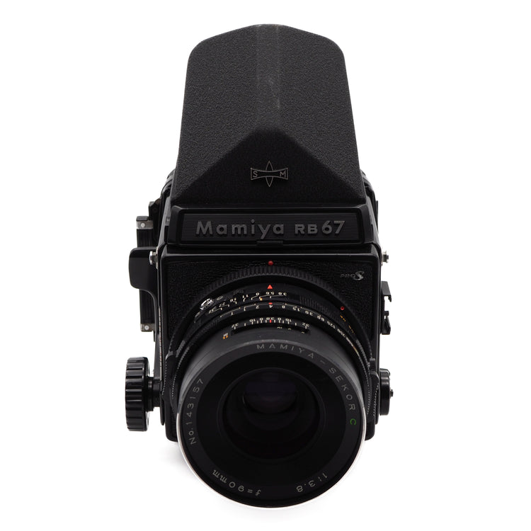 Mamiya RB67 Pro S Medium Format SLR Camera Set (90mm f/3.8 Lens