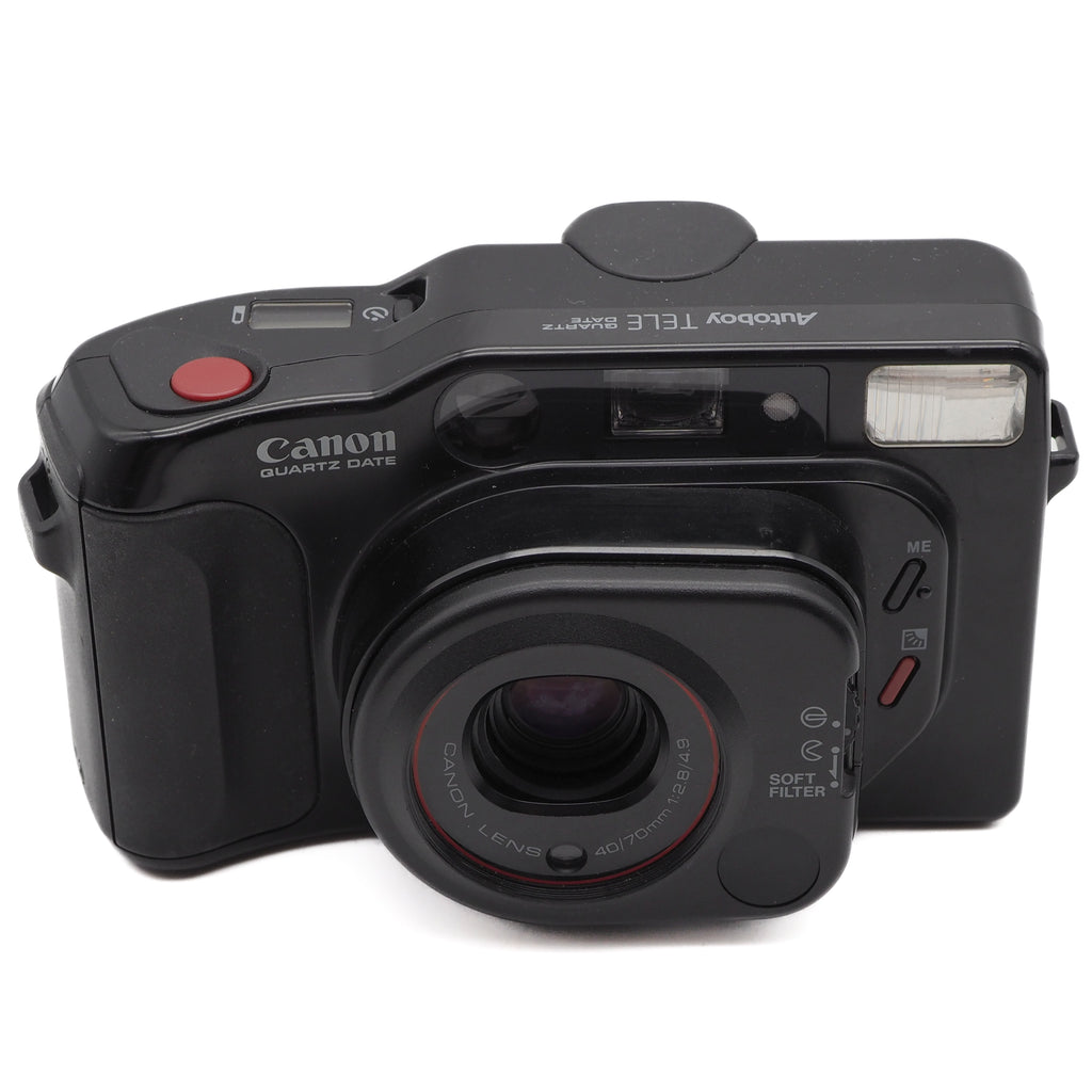 Canon Autoboy Tele Quartz Date 35mm Point & Shoot Film Camera