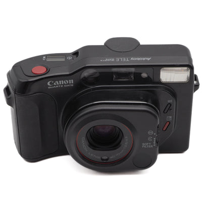 Canon Autoboy Tele Quartz Date 35mm Point & Shoot Film Camera