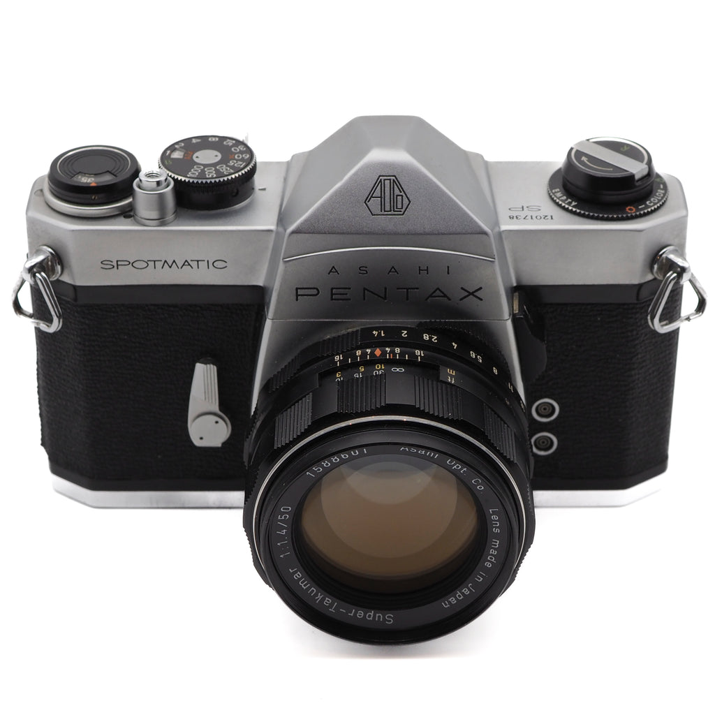 Asahi Pentax Spotmatic SP 35mm SLR Camera Set (Super-Takumar 50mm