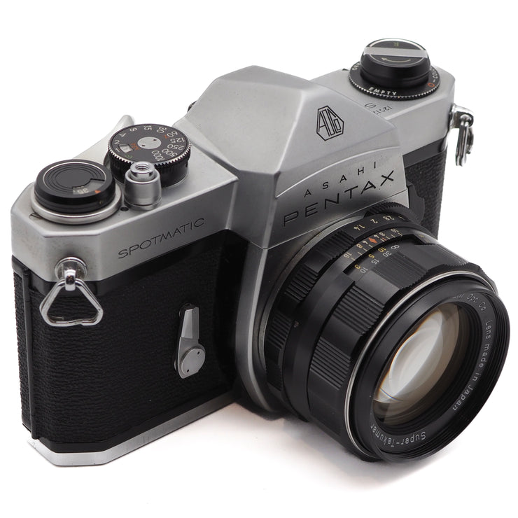 Asahi Pentax Spotmatic SP 35mm SLR Camera Set (Super-Takumar 50mm