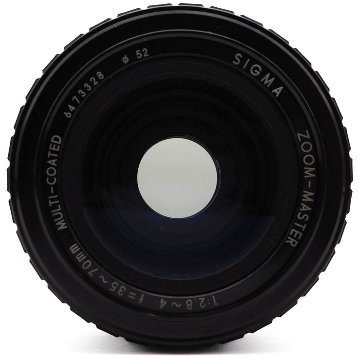 Sigma 35 ~ 70mm f/2.8 ~ 4 Lens (Minolta SR (MC, MD) Mount)