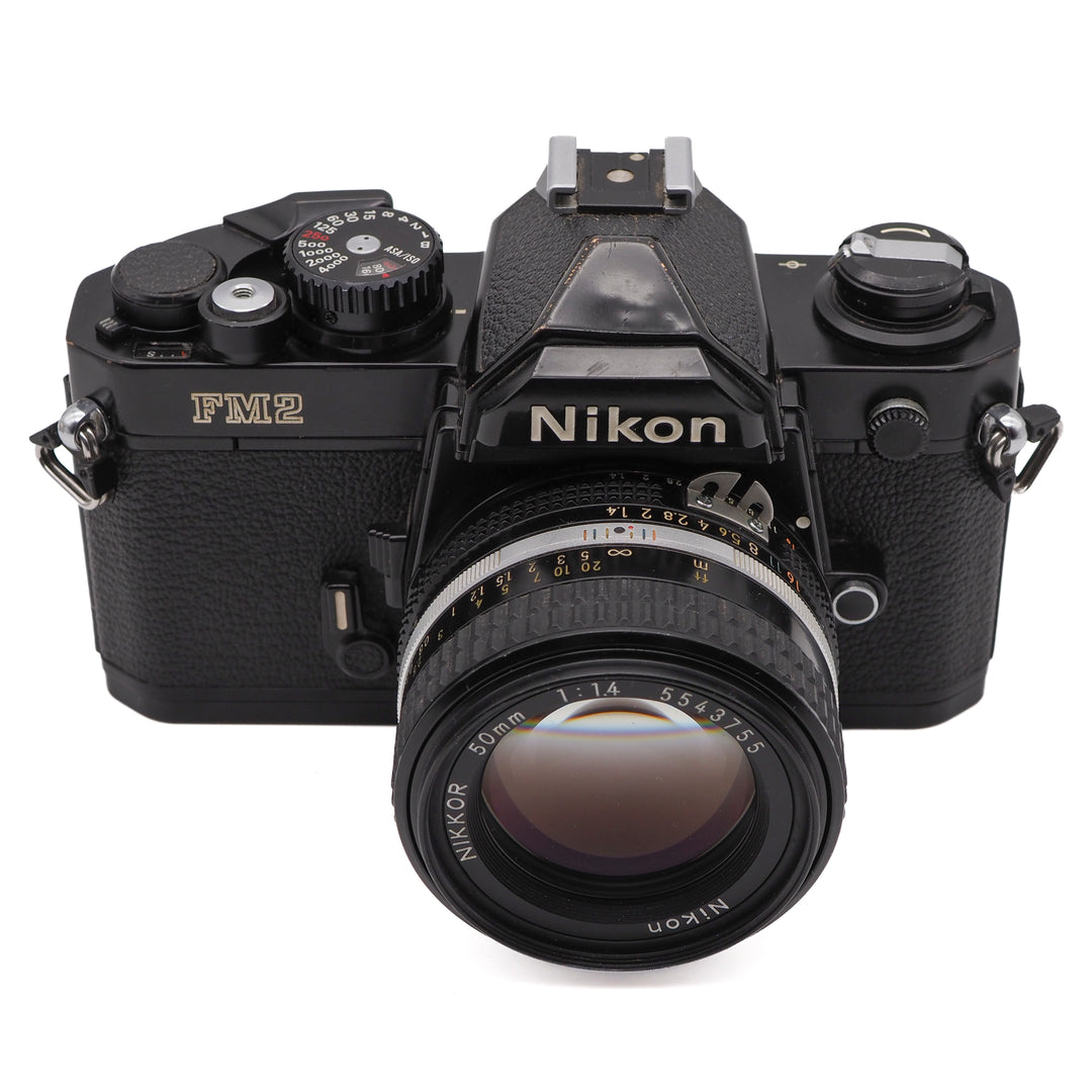 Nikon FM2N 35mm SLR Camera Set (Nikon Nikkor 50mm f/1.4 AI-s Lens