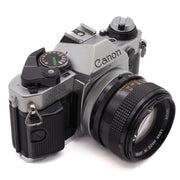 Canon AE-1 Program 35mm SLR Camera Set (Canon FD 50mm f/1.4 Lens)