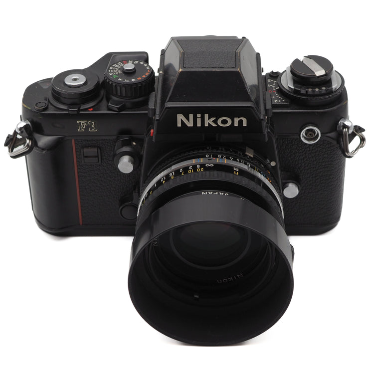 Nikon F3 35mm SLR Camera Set (Nikon Nikkor 50mm f/1.8 AI-s)