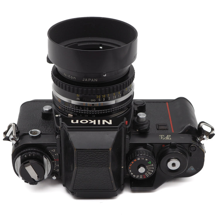 Nikon F3 35mm SLR Camera Set (Nikon Nikkor 50mm f/1.8 AI-s)
