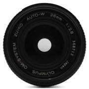 Olympus Zuiko Auto-W 28mm f/2.8 Lens (Olympus OM Mount)