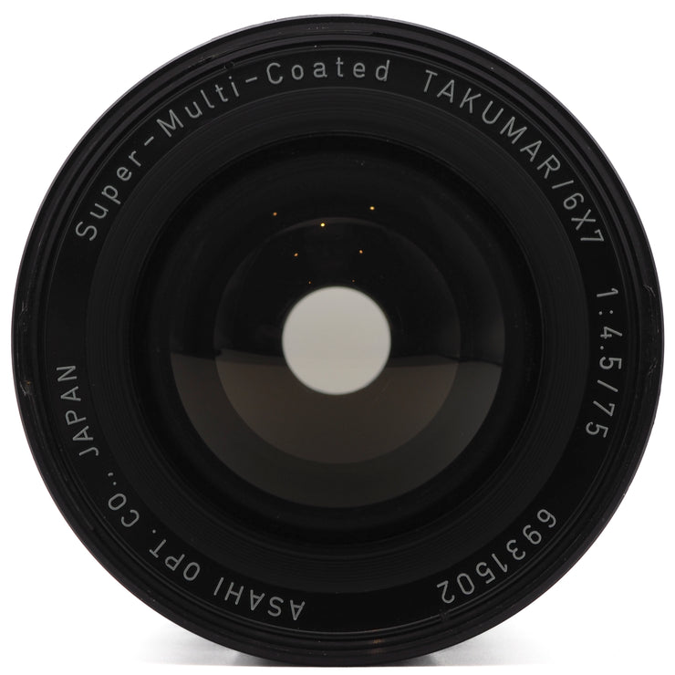 Asahi Opt. Co. SMC Takumar 6x7 75mm f/4.5 Lens (Pentax 6x7/67 Mount)