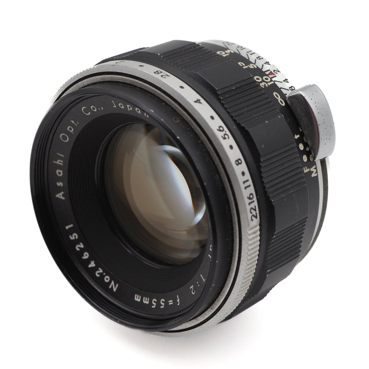Asahi Opt. Co. Auto-Takumar 55mm f/2 Lens (Pentax M42 Mount)
