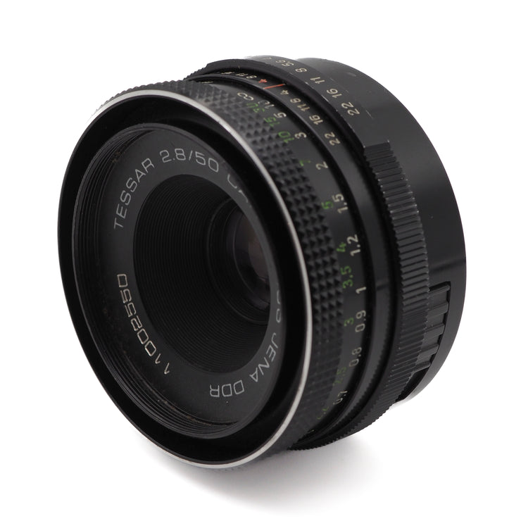 Carl Zeiss Jena DDR Tessar 50mm f/2.8 Lens (M42 Mount)