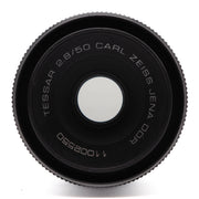 Carl Zeiss Jena DDR Tessar 50mm f/2.8 Lens (M42 Mount)