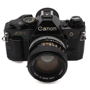 Canon AE-1 Program 35mm SLR Camera Set (Canon FD 50mm f/1.4 Lens)