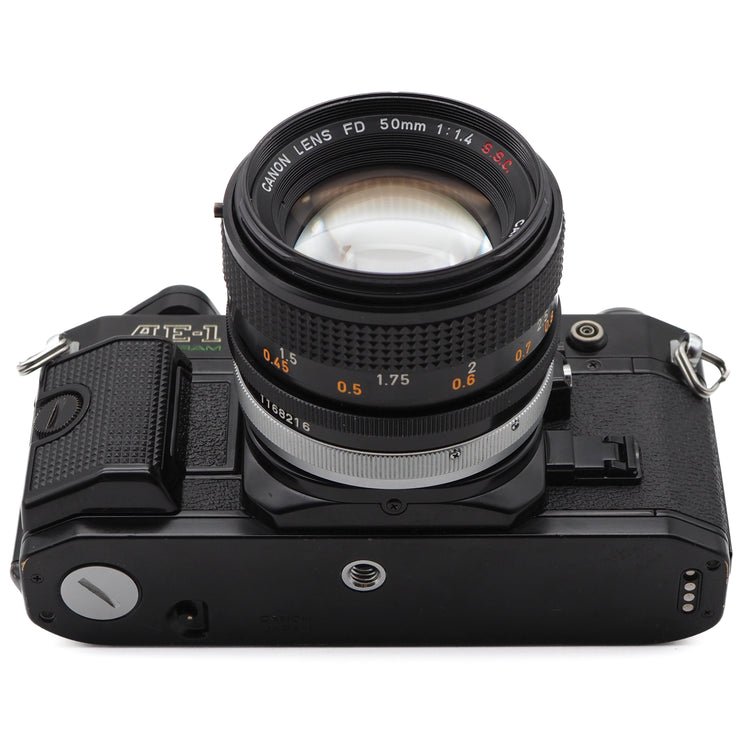 Canon AE-1 Program 35mm SLR Camera Set (Canon FD 50mm f/1.4 Lens)