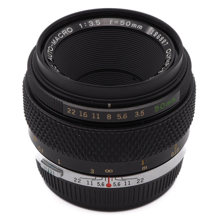 Olympus OM-System Zuiko MC Auto-Macro 50mm f/3.5 Lens (Olympus OM Mount)
