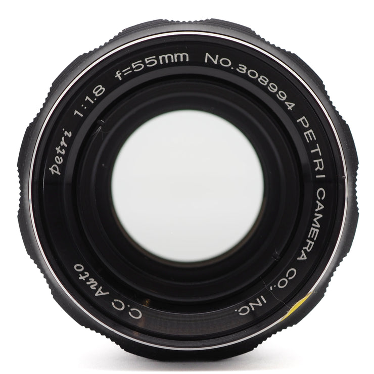 Petri C.C Auto 55mm f/1.8 Lens (Petri Bayonet Mount)