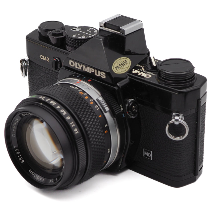Olympus OM-2N 35mm SLR Camera Set (Olympus G.Zuiko 50mm f/1.4 Lens)