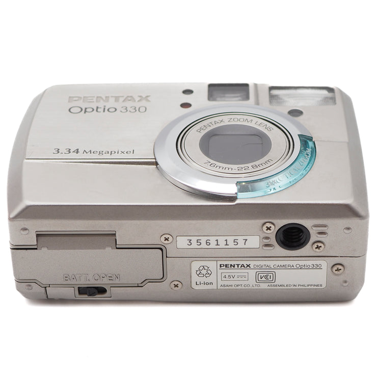 Pentax Optio 330 Digital Point & Shoot Camera