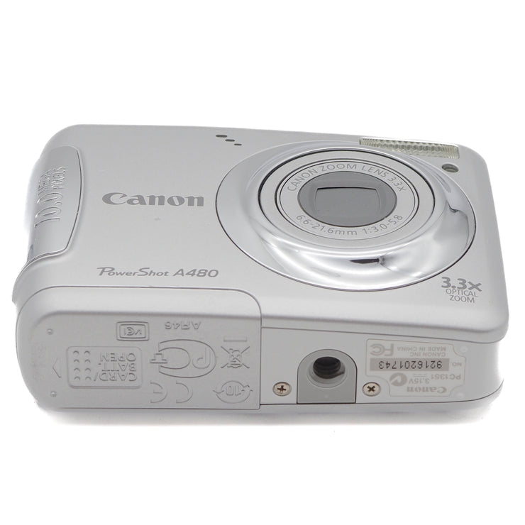 Canon Powershot A480 Digital Point & Shoot Camera