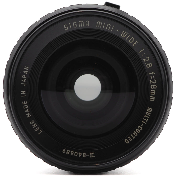 Sigma Mini-Wide 28mm f/2.8 Lens (Canon FD Mount)