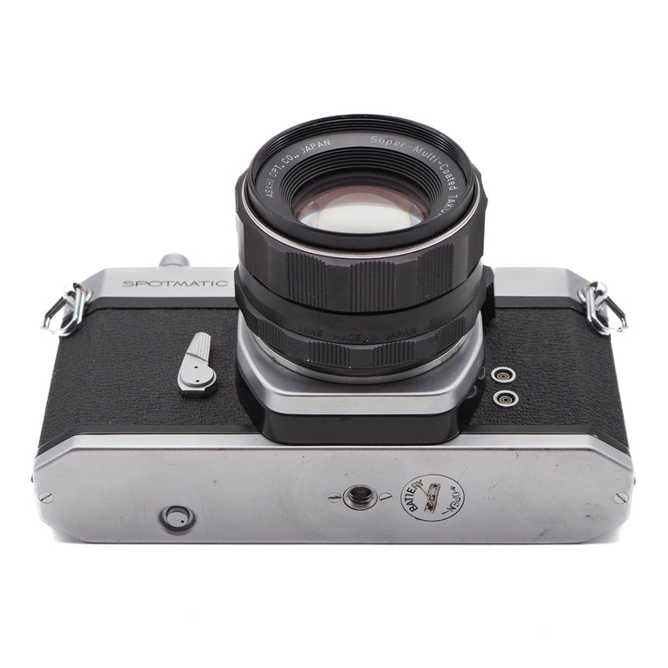 Asahi Pentax Spotmatic SP 35mm SLR Camera Set (Super-Multi-Coated Takumar 55mm f/1.8 Lens)