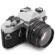 Asahi Pentax MX 35mm SLR Camera Set (SMC Pentax-M 50mm f/1.7 Lens)