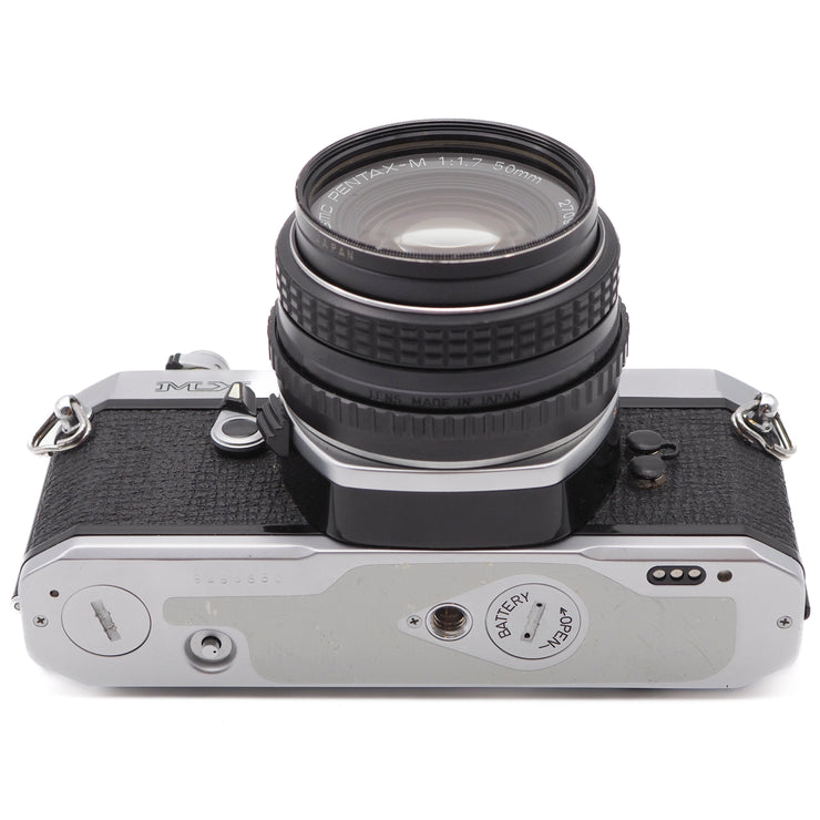 Asahi Pentax MX 35mm SLR Camera Set (SMC Pentax-M 50mm f/1.7 Lens)