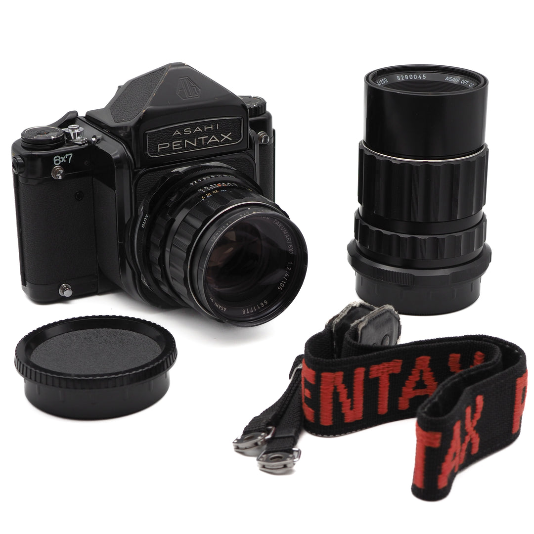 Pentax 6x7 Avec Objectif 105mm F/2.4 Takumar - Appareil Moyen Format Argentique