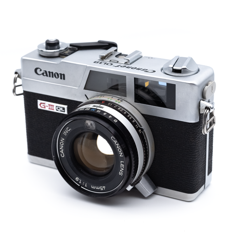 Canon Canonet QL-19 G-III Fixed Lens Rangefinder Camera – hakonelog®