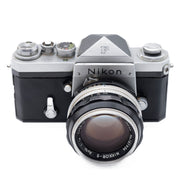 Nikon F (Eye-Level Finder) 35mm SLR Camera Set (Nikkor-S 5.8 cm f/1.4 (Pre-AI))